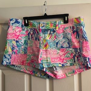 Lilly Pulitzer NWT Walsh Shorts Size 16